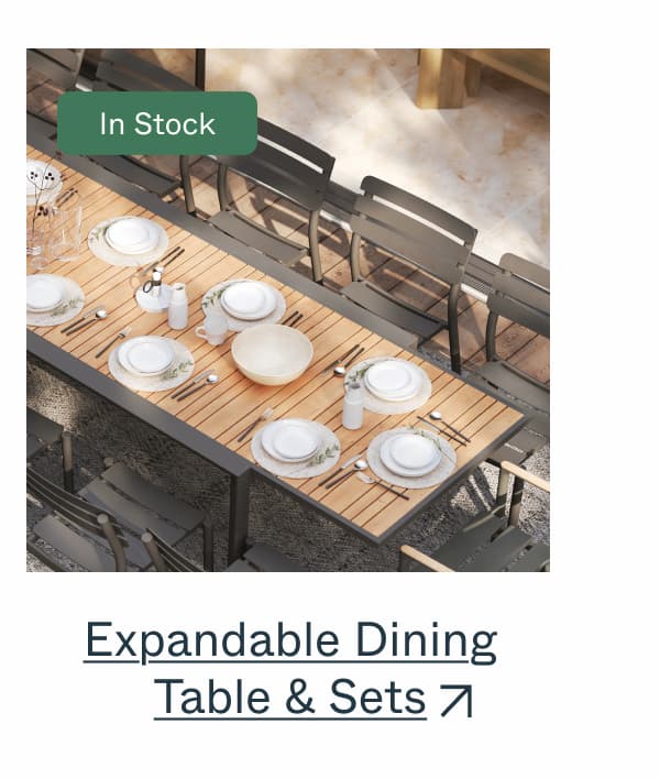 Expandable Dining Table & Sets