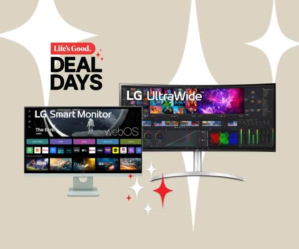Deal Days LG Smart Monitor and LG Ultrawide