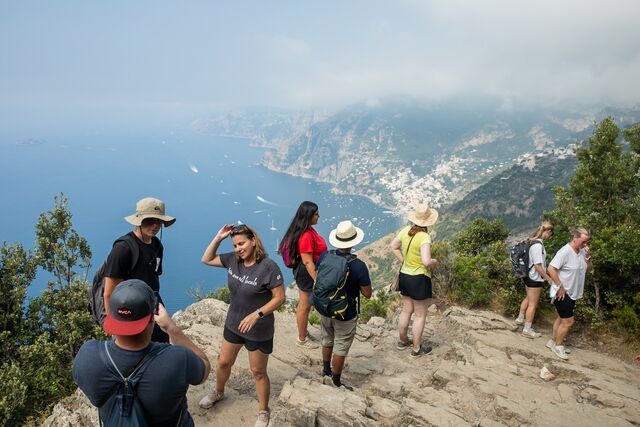 Walking the Path of Gods in Italy