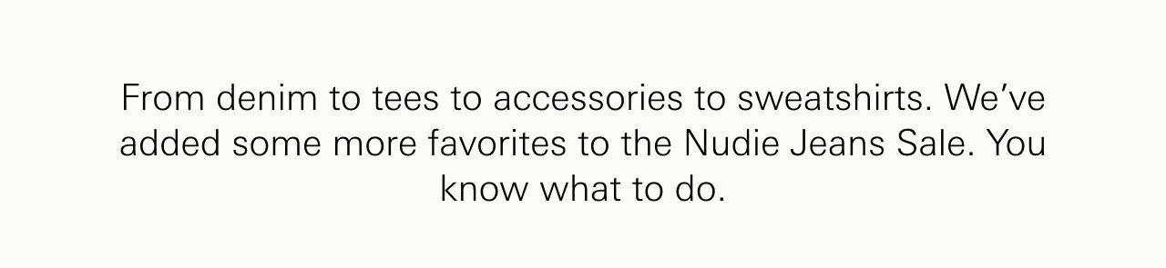 Nudie Jeans Sale