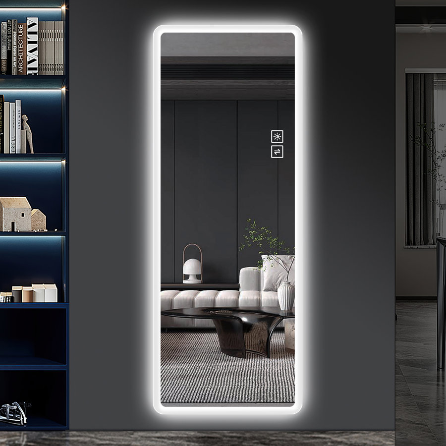 Balsulto Frameless Lighted Full Length Mirror
