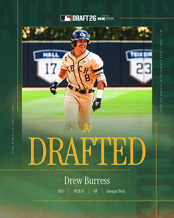 Drew Burress is our First Pick (8th Overall) in the 2026 MLB Draft!
