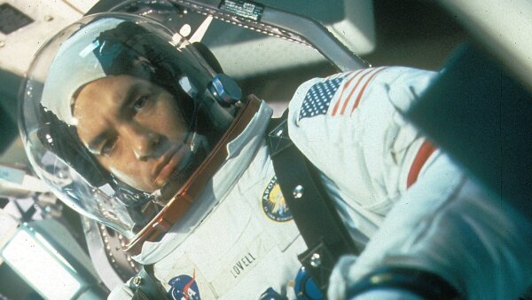 Tom Hanks in an astronaut suit in the movie “Apollo 13.”