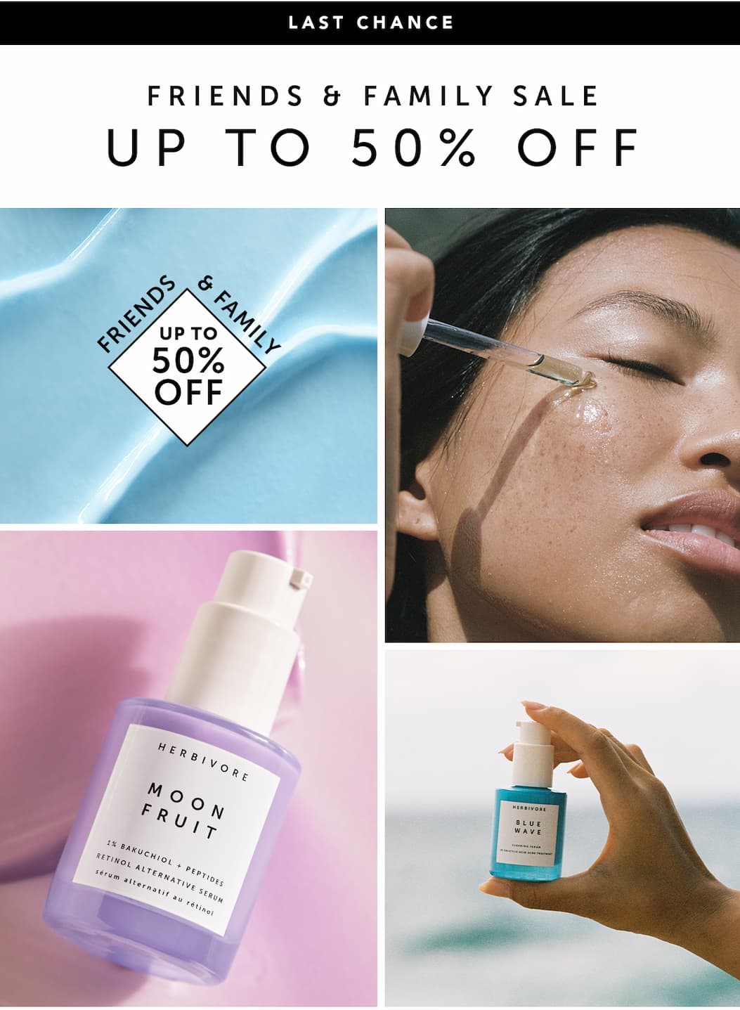 LAST CHANCE | UP TO 50% OFF SITEWIDE | FRIENDS & FAMILY SALE