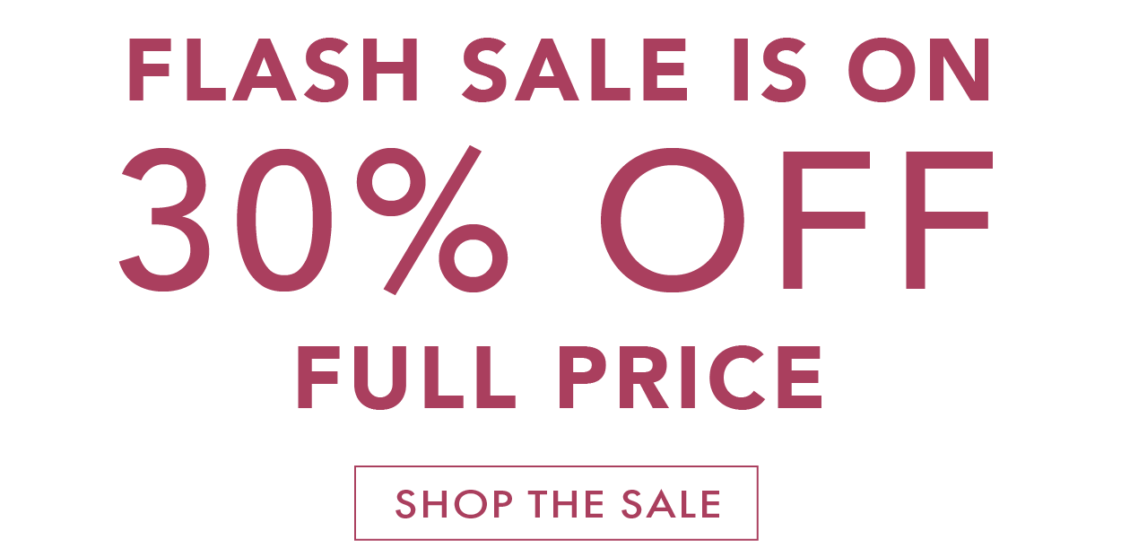 30% off Full Price Banner