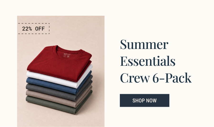 Summer essentials crew 6-pack
