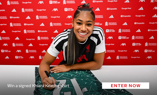 Win a signed Khiara Keating shirt!