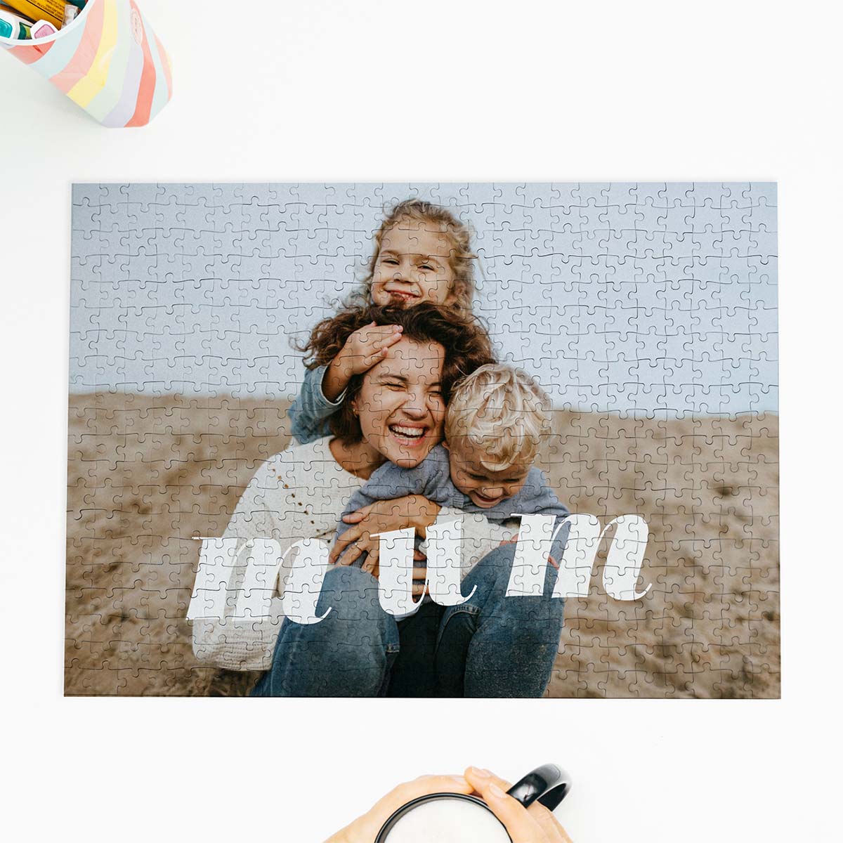 Image of Personalised Puzzle with Photo and Text