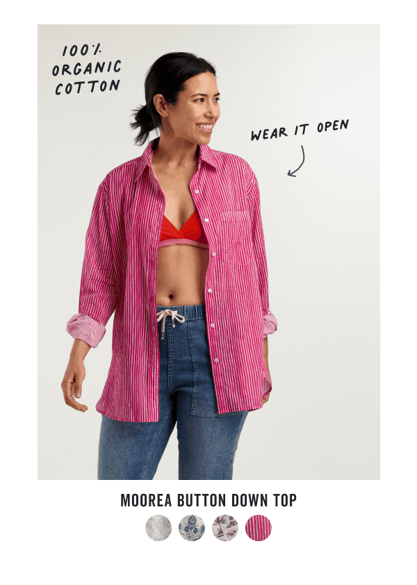 Shop the Moorea Gauze Button Down