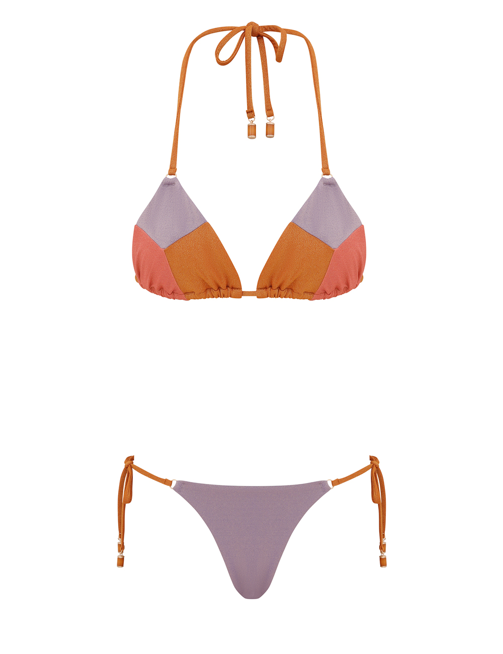 Indra Metallic Spliced Bikini