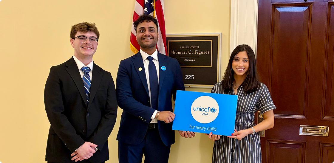 Meeting With More Than 25 Key Congressional Offices to Advocate for UNICEF Funding