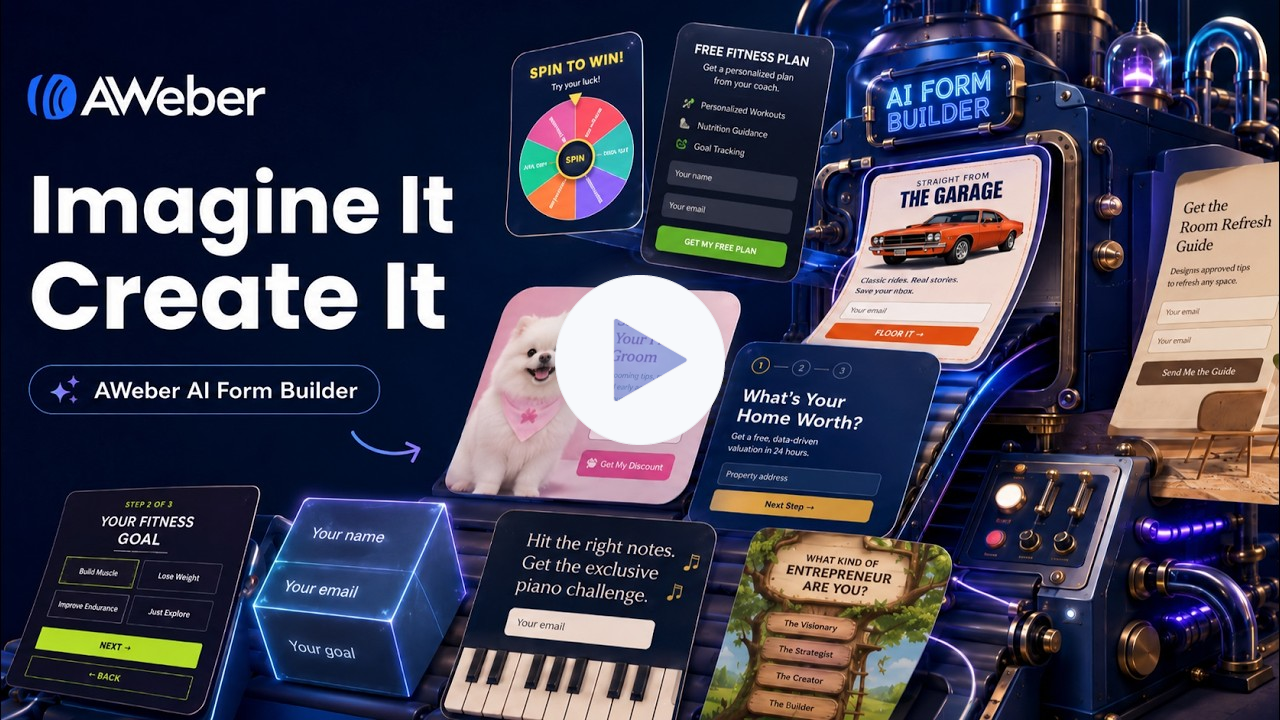 How to use AWeber's AI Signup Form Builder