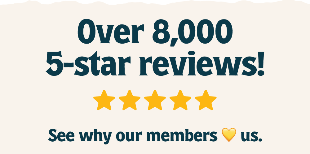 Over 8,000 5 Star Reviews 