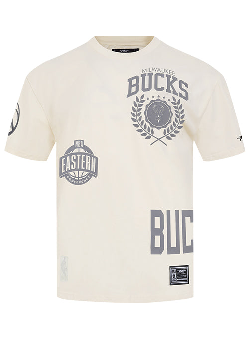 Pro Standard Street Team Milwaukee Bucks Drop Shoulder T-Shirt