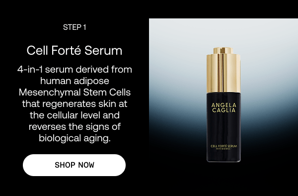 Science your skin recognizes. Cell Forté Serum delivers human stem cell–derived exosomes to support your skin’s natural regenerative signals.