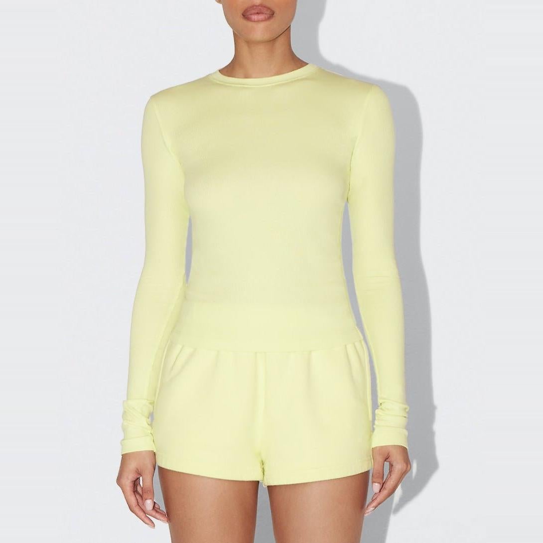 KHY Long Sleeve Ribbed T-Shirt