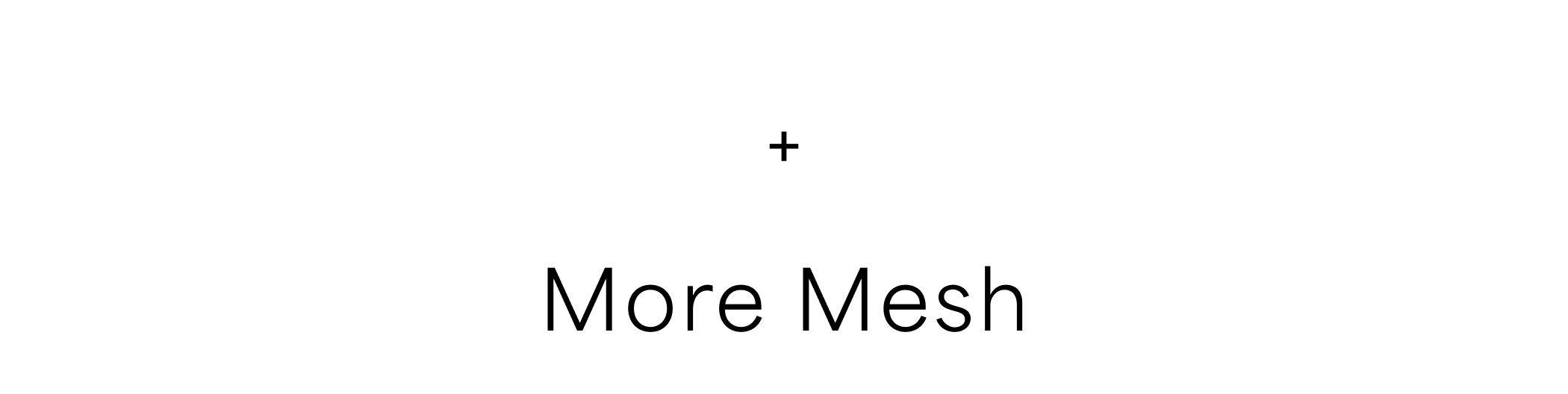 + More Mesh