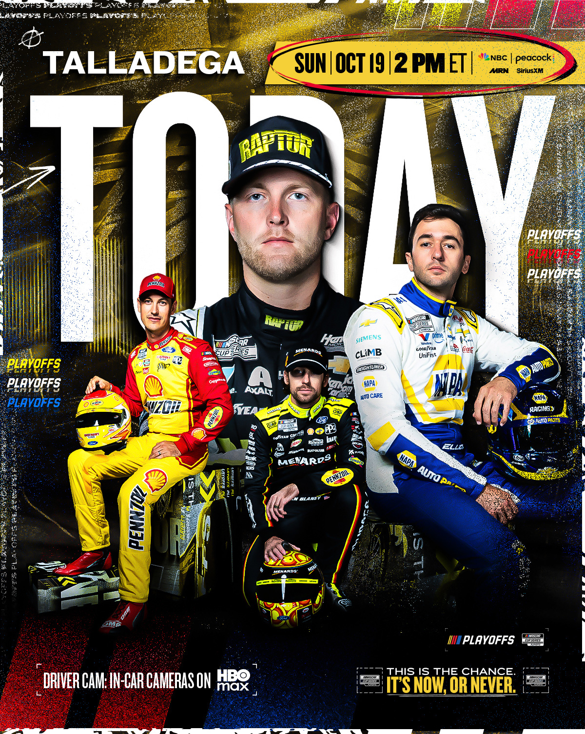 Watch the NASCAR Cup Series race at Talladega at 2:00 PM ET