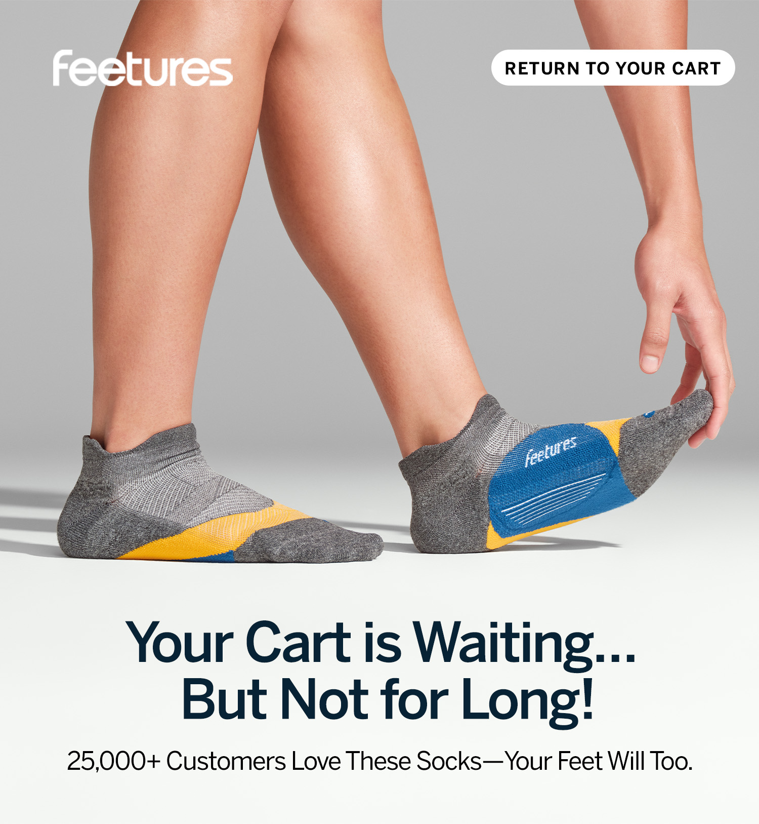 Man stretching out his front foot wearing Elite Iron Seal Tab. Your cart is waiting, but not for long!