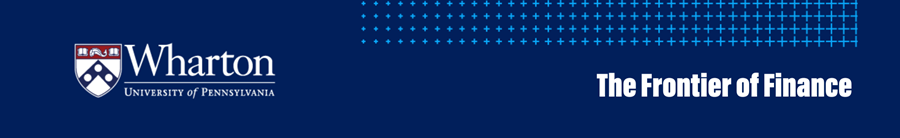 The Frontier of Finance email banner