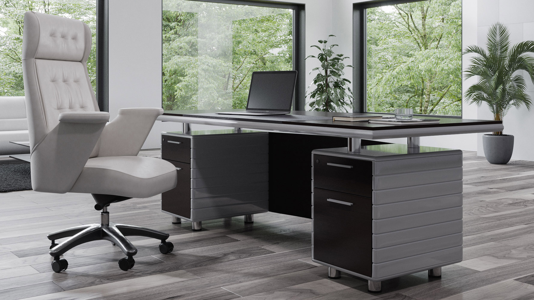 Kennedy Desk - Dark