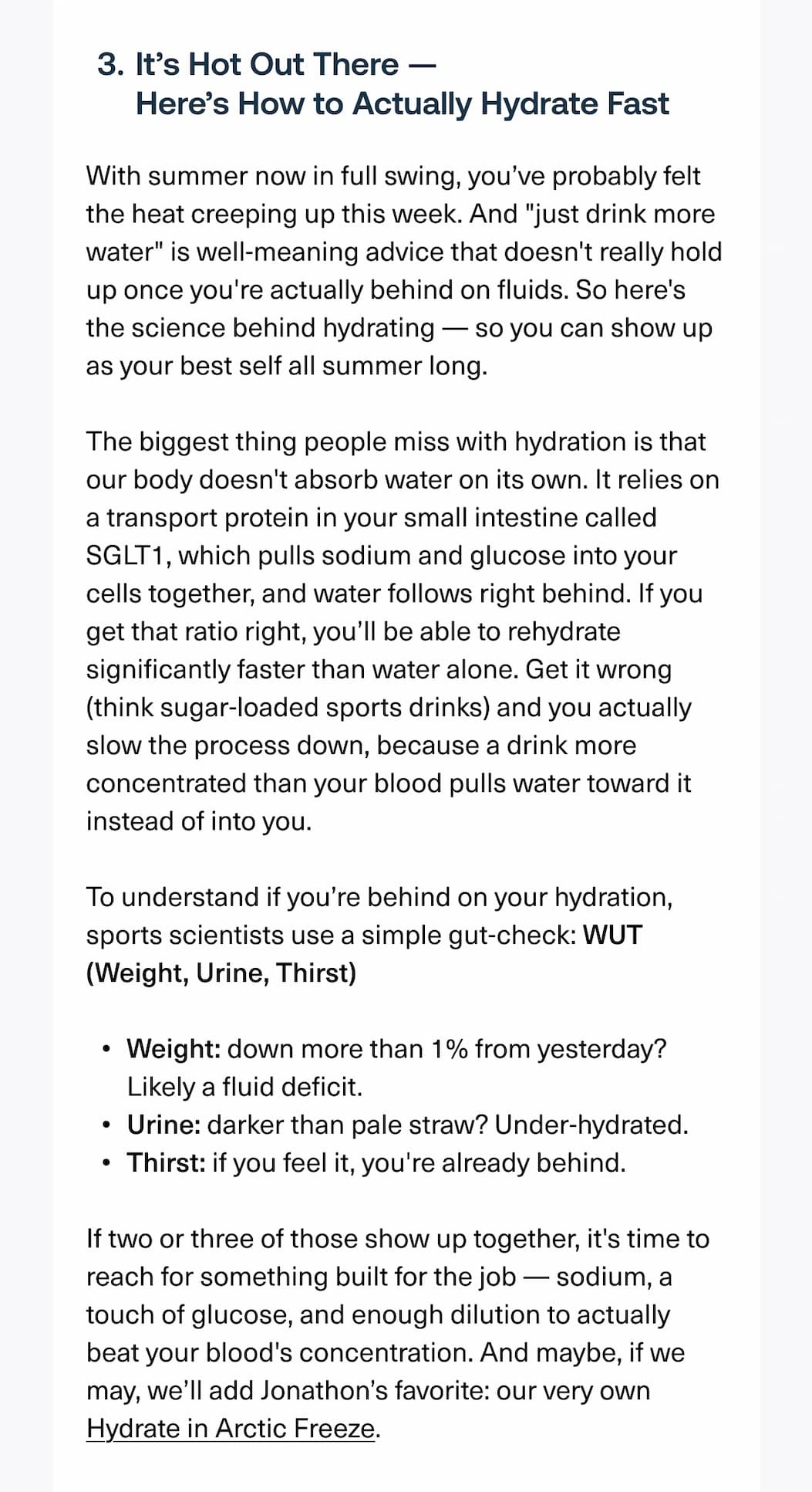 how to actually hydrate fast
