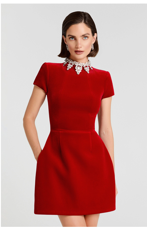 REGAN RED DRESS