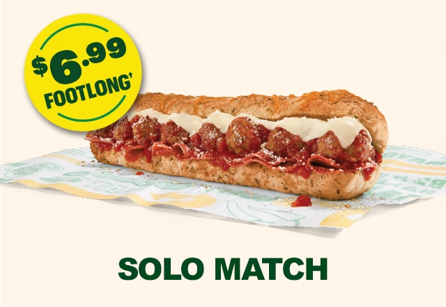 Promotional email for Subway® soccer-themed offers. Headline reads “Fuel your fandom with fresh-made favorites.” Text includes “Time for a sub” and a “Plan my party” button. An additional section promotes a limited-time deal, including a $6.99 footlong. Imagery shows subs, Lay’s chips, Pepsi beverages, and a group setting. A catering section highlights options for larger groups with assorted drinks and sandwiches, with call-to-action buttons including “Order now” and “Feed my squad.”