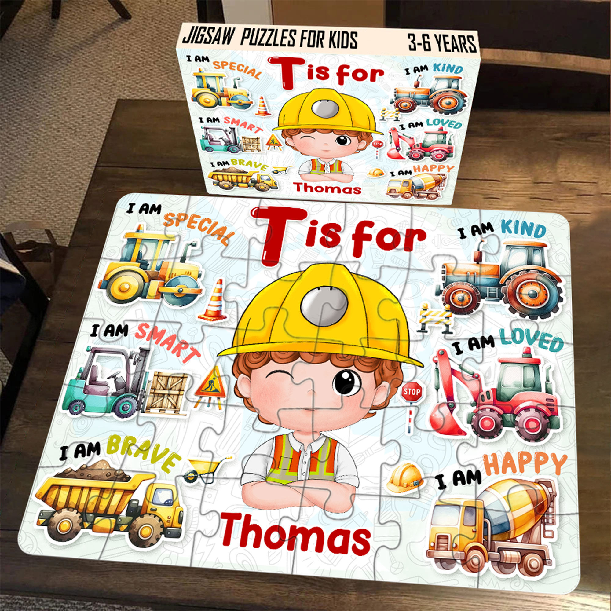 Image of Personalized Puzzle - Jigsaw Puzzle Personalized - My Dream Job Puzzle | Birthday Gift For Kids - Trendy 2024 (45964)