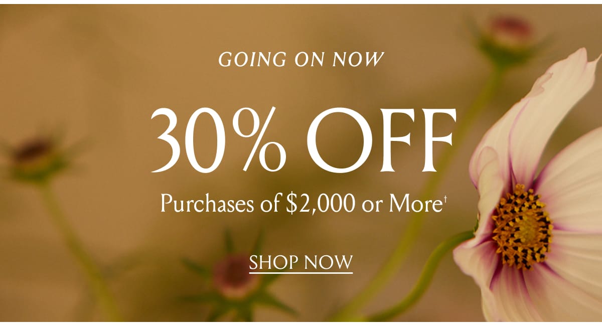 30% Off Purchases of $2,000 or More | Shop Now