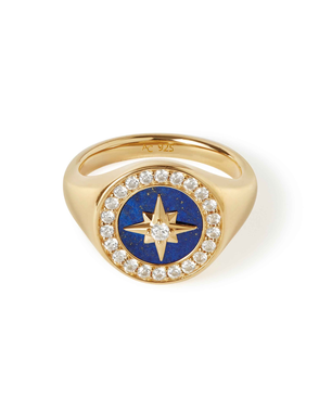 Polaris Lapis Signet Ring