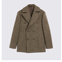Italian Taupe Peacoat