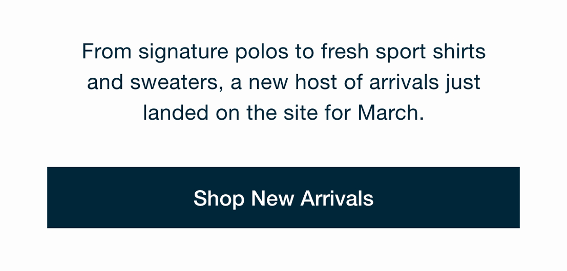 Shop New Arrivals