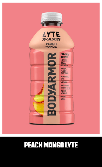 Peach Mango Lyte Sports Drink