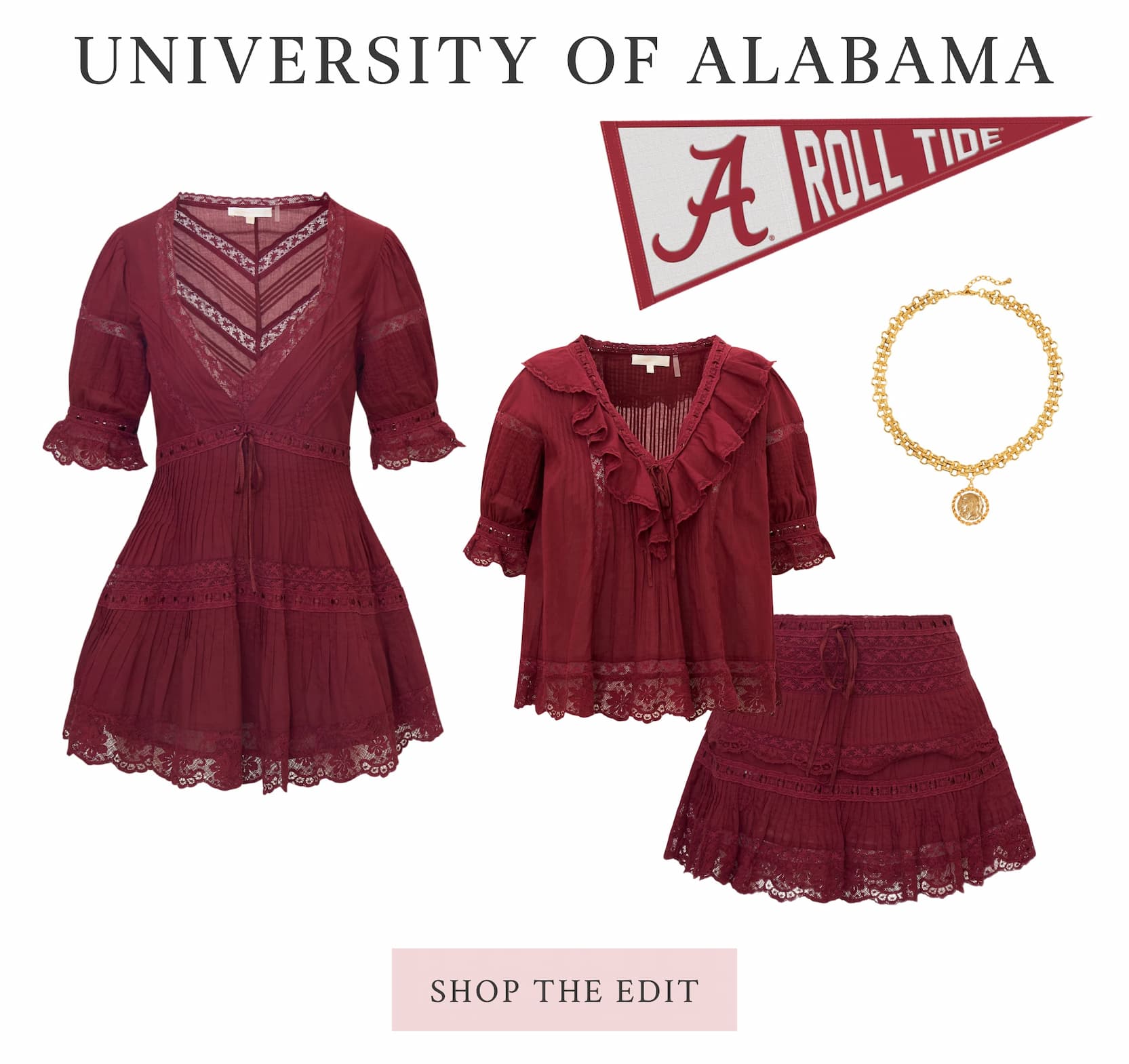 GET UP, IT’S GAME DAY  <SHOP THE EDIT> The best part about football games are the outfits (obviously). Here’s what we’re wearing this season. 