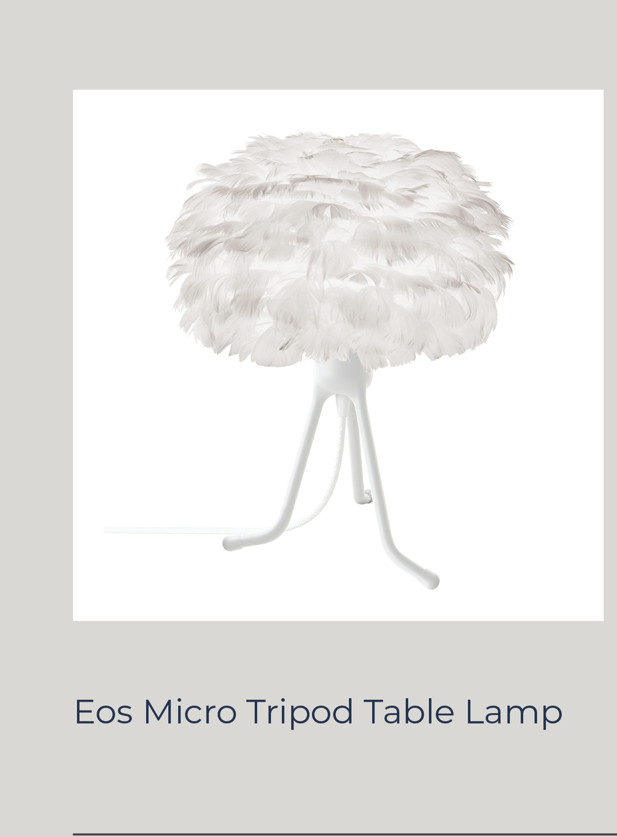 Eos Micro Tripod Table Lamp - Overstock