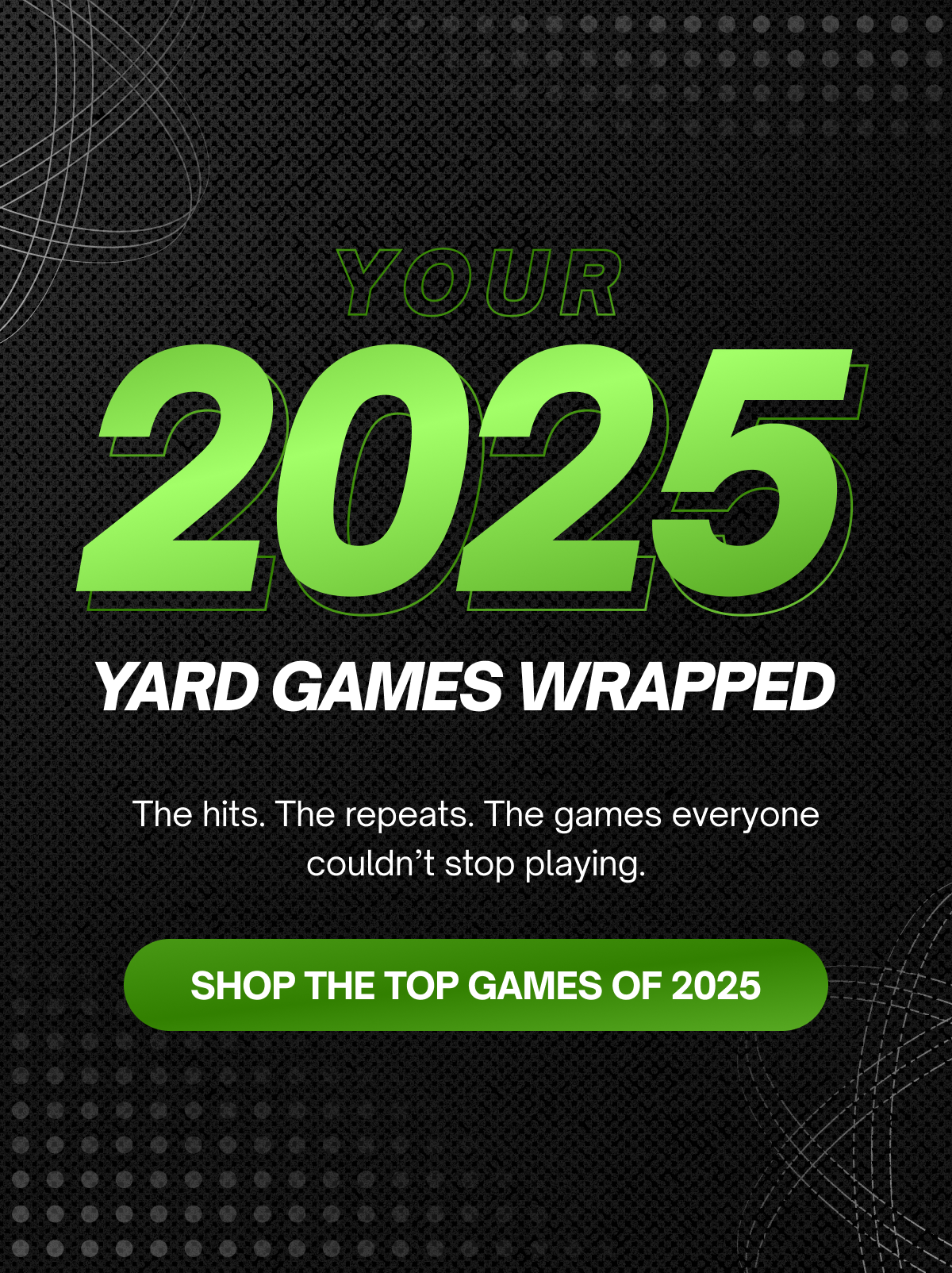 Your 2025 yard games wrapped
