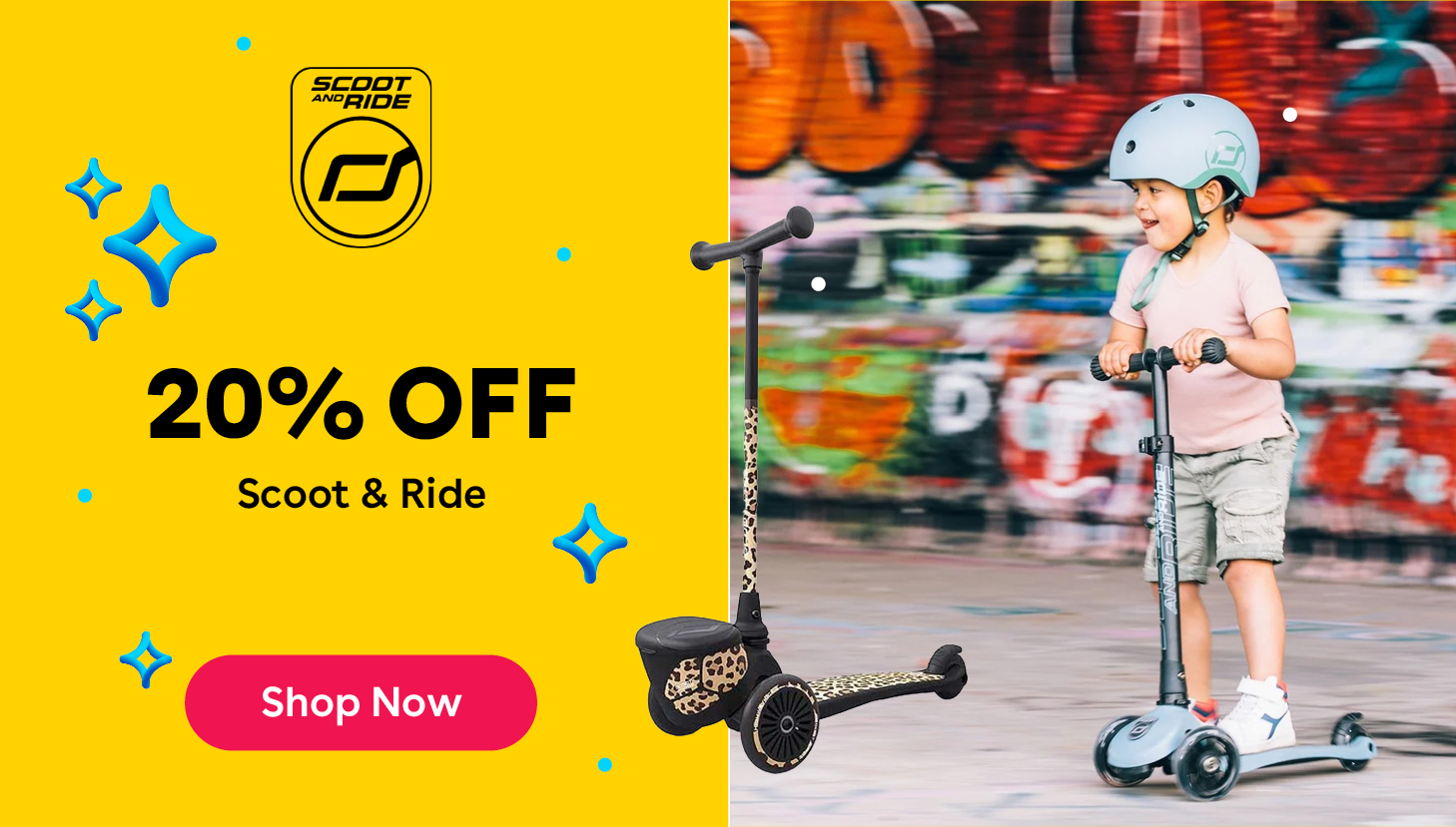 20% OFF Scoot & Ride
