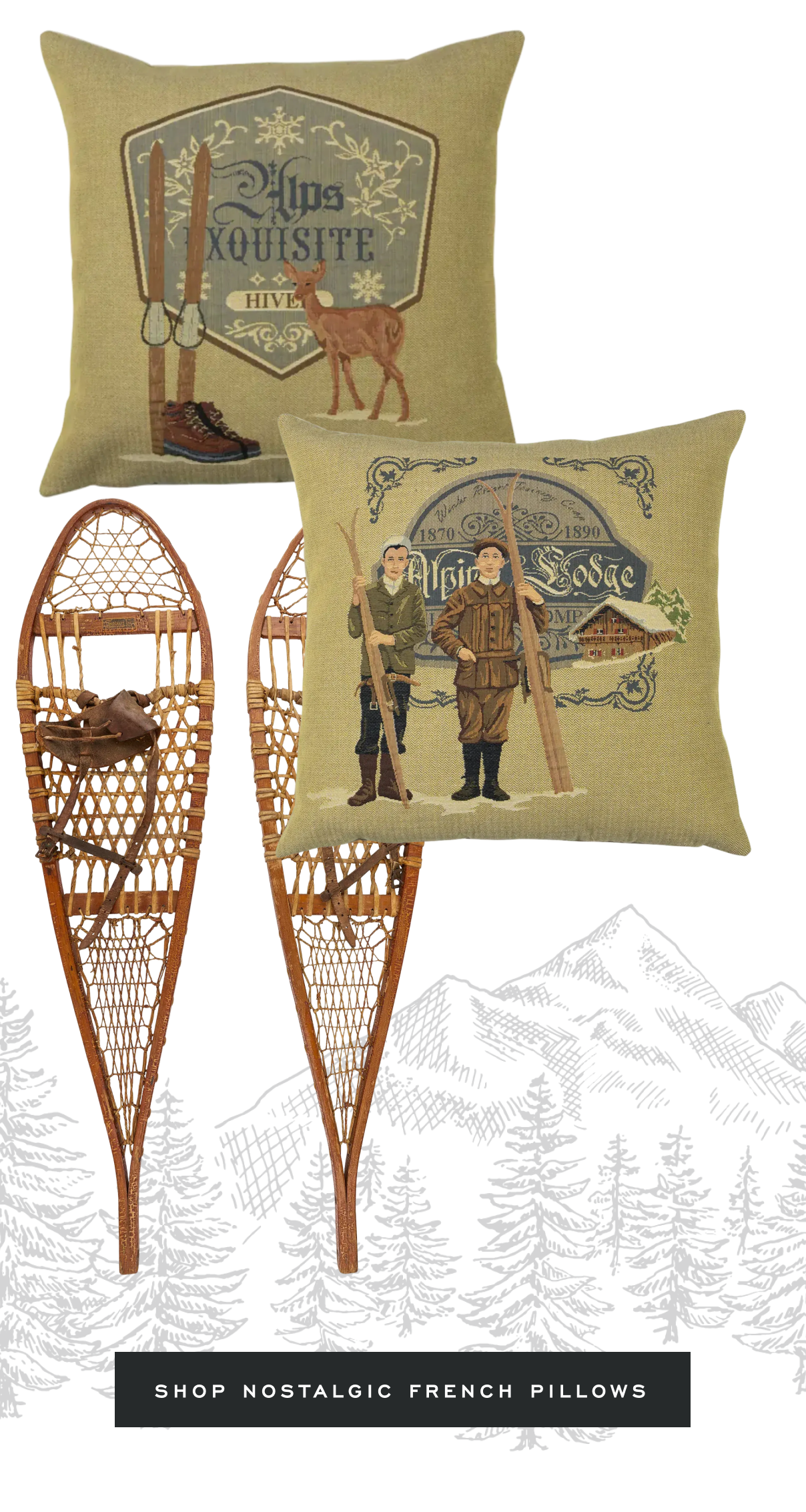 SHOP NOSTALGIC FRENCH PILLOWS