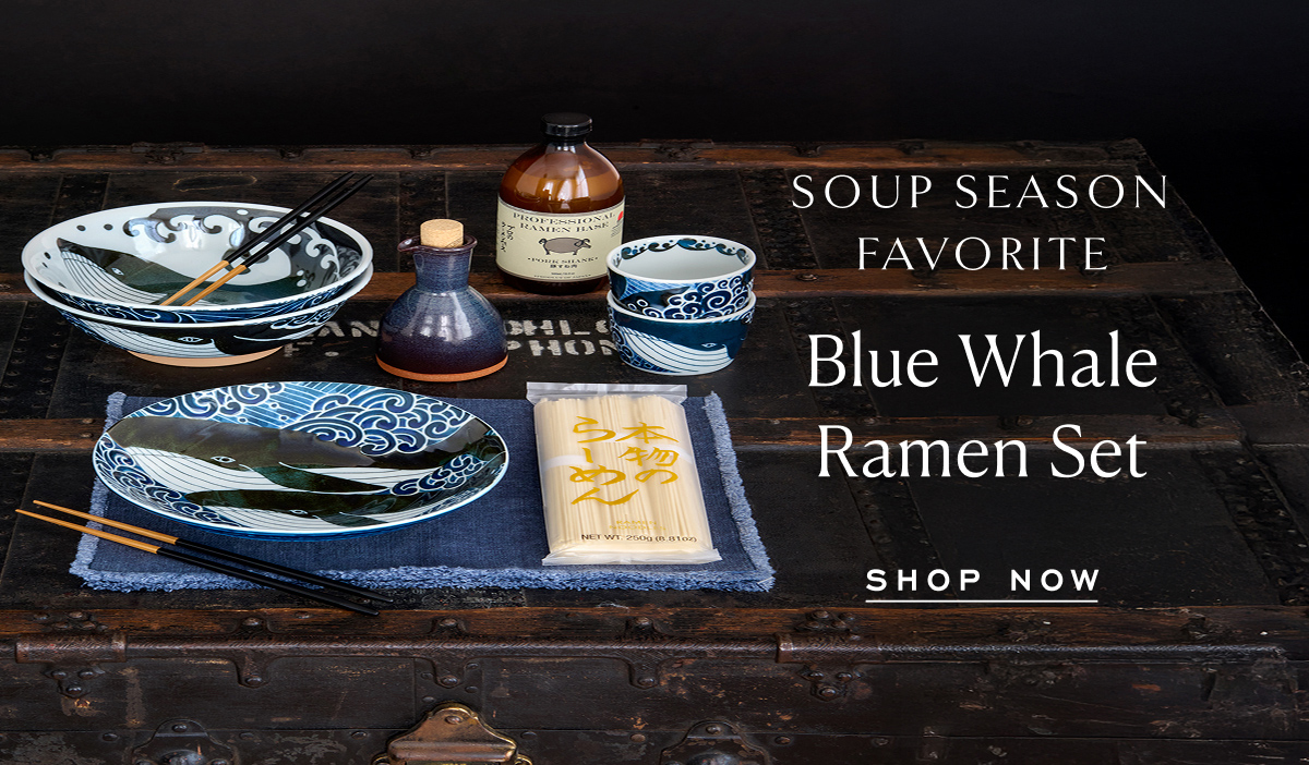 Soup Season Favorite. Blue Whale Ramen Set. Shop Now.