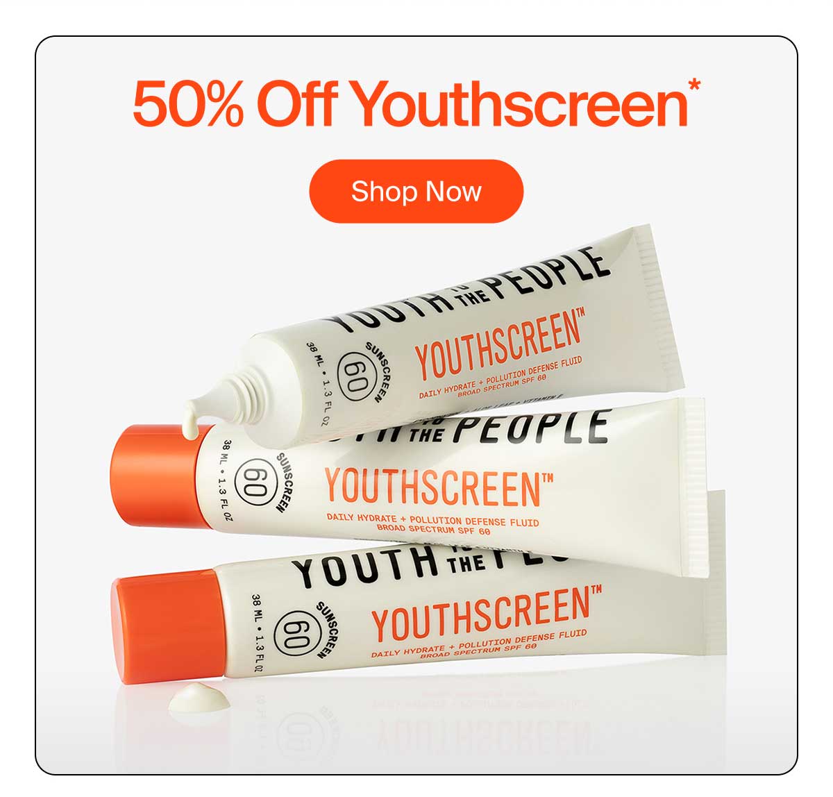 50% off youthscreen