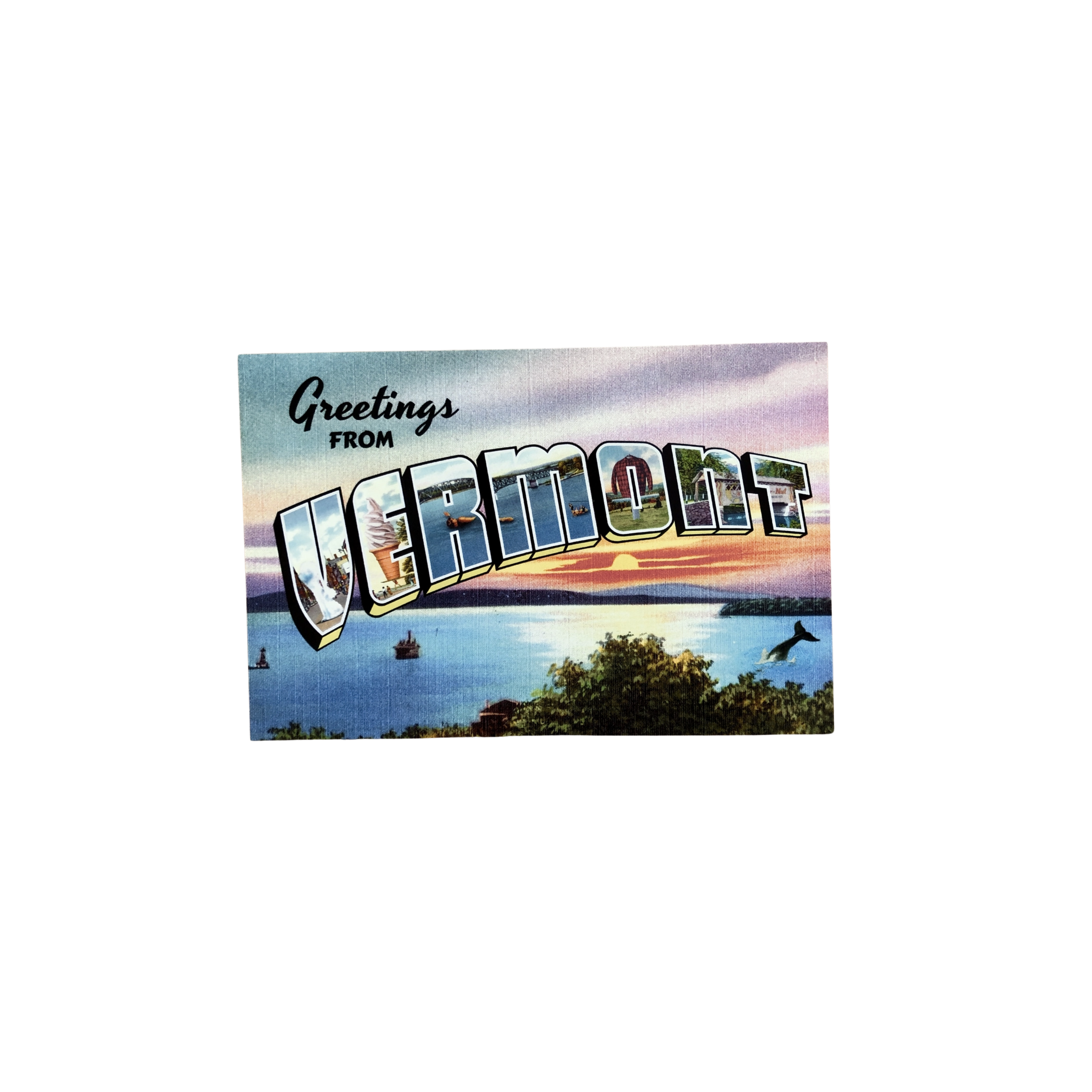 Image of Greetings from Vermont Postcard