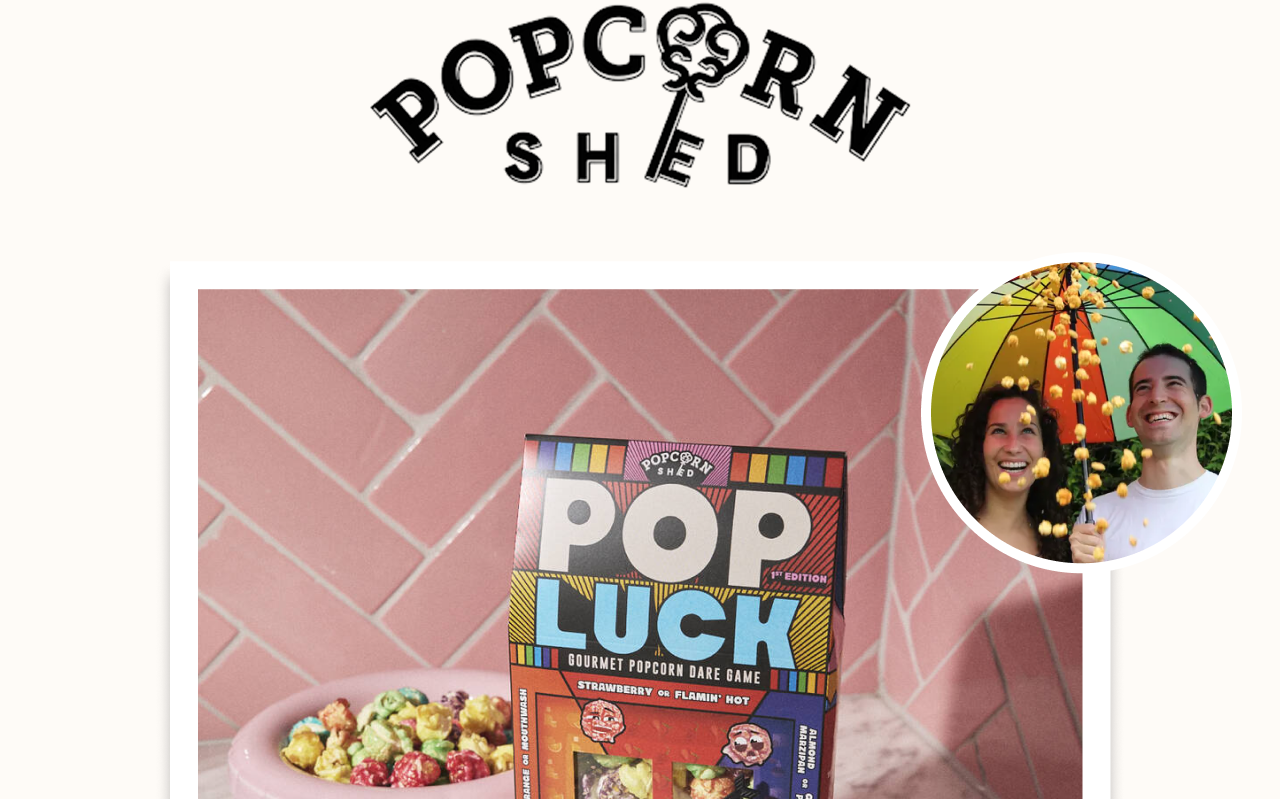 Pop Luck | World's First Popcorn Dare Game | Novelty Gift | Secret Santa | Stocking Filler