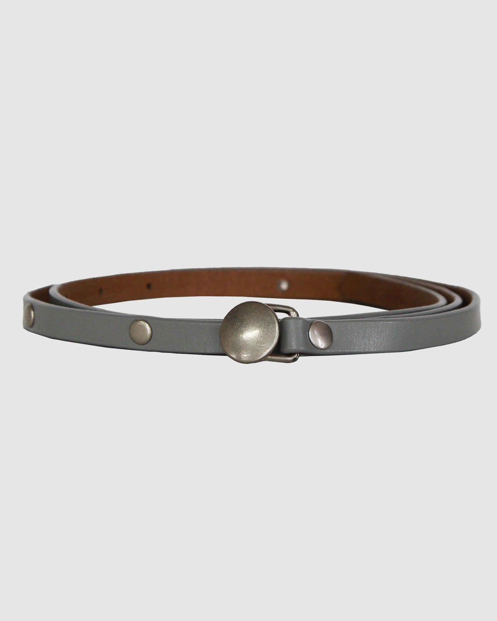 Image of Rock With Me Studded Belt - Grey