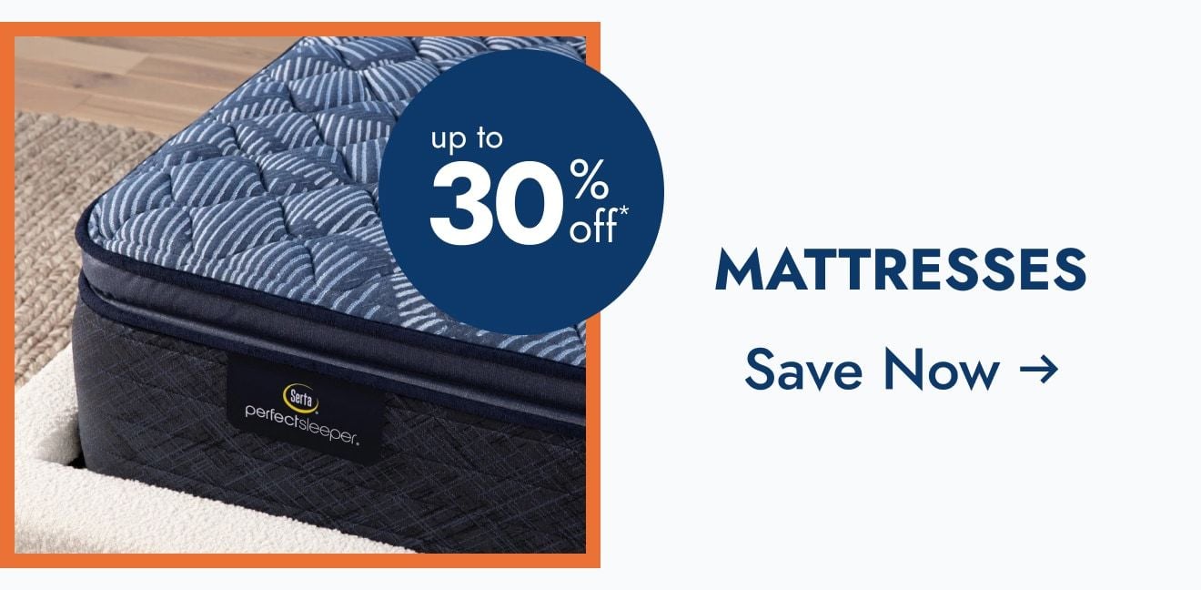 Mattresses up to 30% off