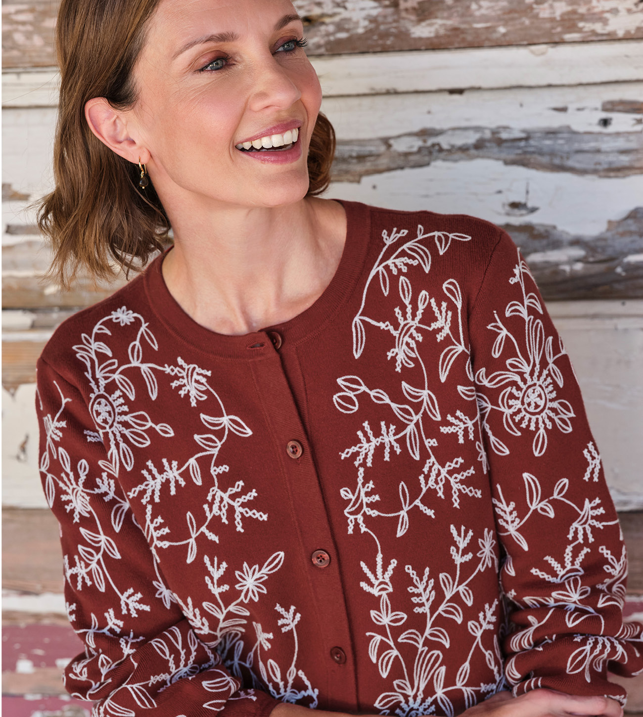 Knitted Summer Embroidered Jacket