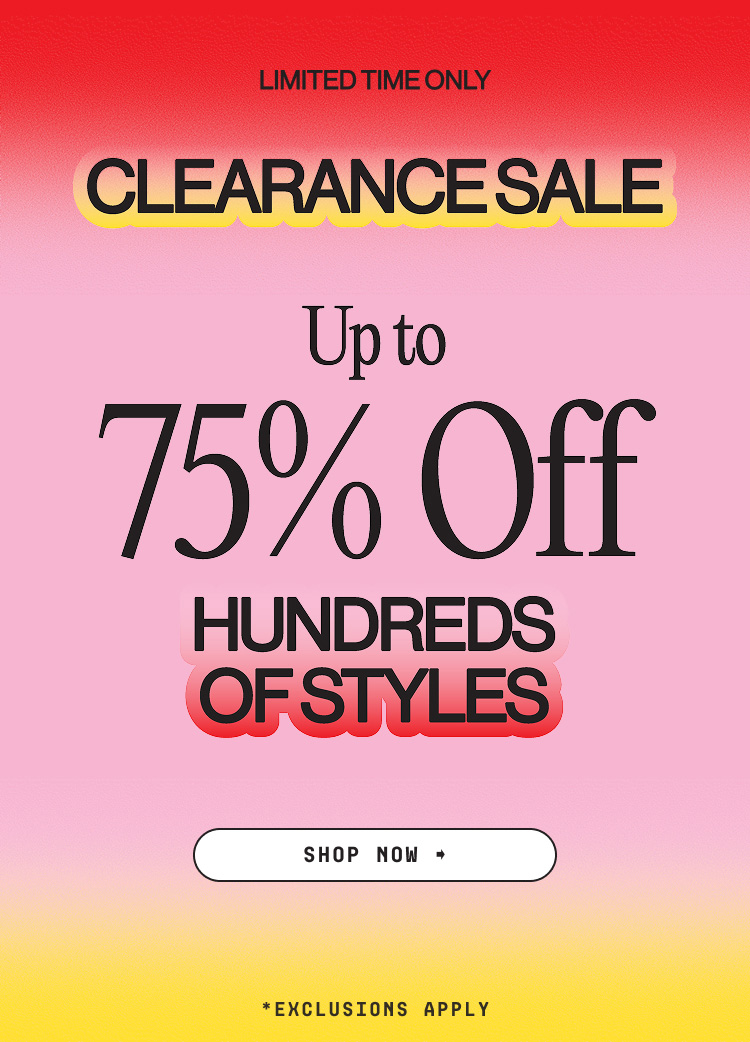 IMAGE-UP TO 75% OFF CLEARANCE