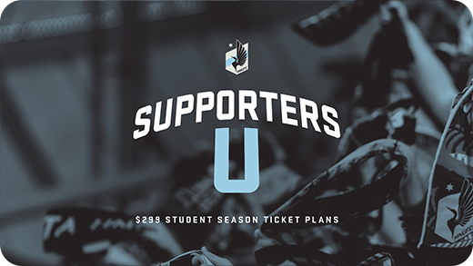 Supporters U | $299 Student Season Ticket Plans