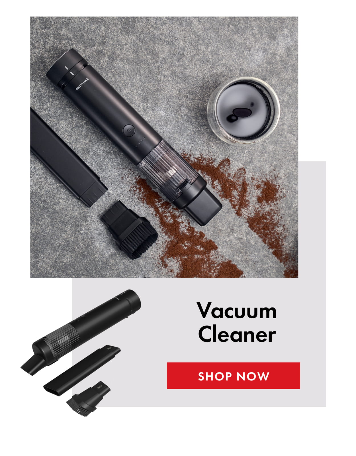 The Vacuum Cleaner: Your essential cleaning tool for crumbs, dust, and debris around the kitchen.