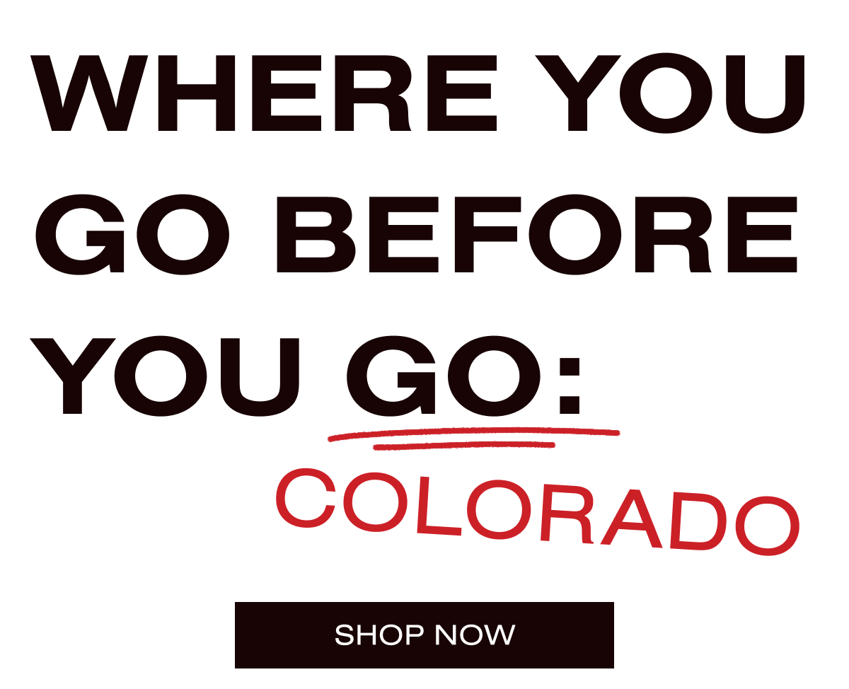 Colorado Packing List